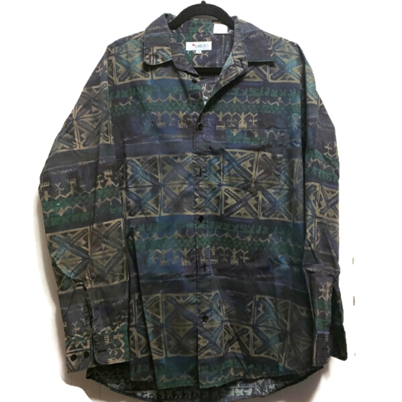 Vintage Other - Funky 70's LS Button-up Shirt